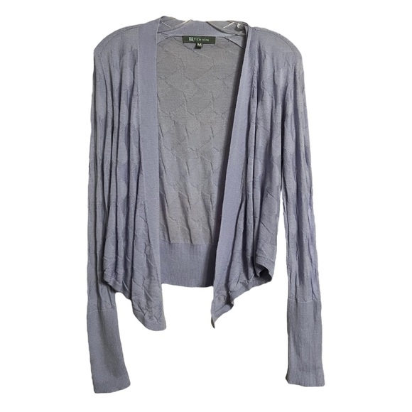 Title nine Sweaters - Title Nine Lightweight 100% Washable Wool Lavender Long Sleeve Cardigan Sz M EUC